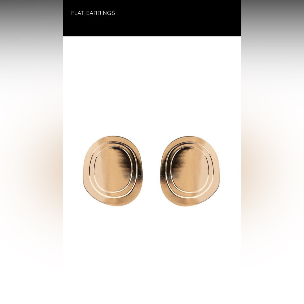 New, Zara Earrings, gold